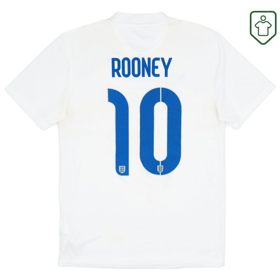 Camiseta retro local Inglaterra 2014/15 para hombre Rooney #10 Camiseta retro local Inglaterra 2014/15 para hombre Rooney #10