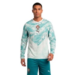 Camiseta de Manga Larga de la Copa Mundial 2026 de Portugal Segunda Equipación para Niño